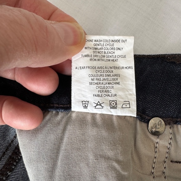 LEVEL 99 Women's 26 Dark Wash Denim Pencil Skirt Stretchy Straight Festival - Picture 7 of 12